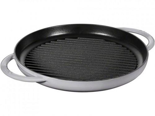 Staub litinová grilovací pánev kulatá grafitově šedá 22 cm