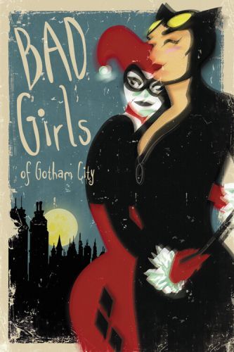 POSTERS Umělecký tisk Bad Girls of Gotham City, (26.7 x 40 cm)