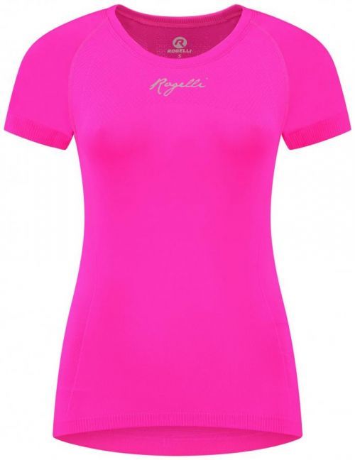Dámské funkční bezešvé triko Rogelli ESSENTIAL, růžové L