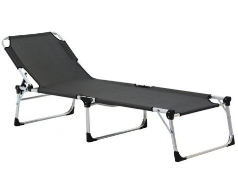 Zahradní lehátko Genova, šedé