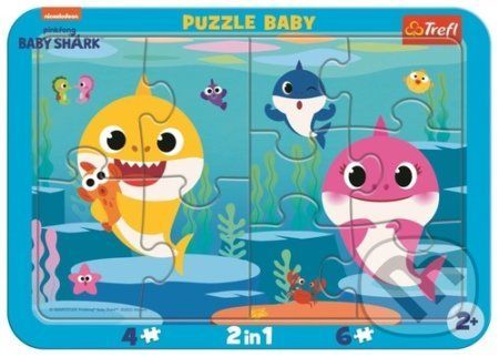 Baby Shark: Šťastní žraloci 2v1 - Trefl