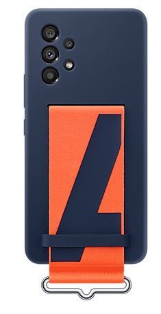 Samsung Silikonový kryt s poutkem pro Samsung Galaxy A53 5G, Navy