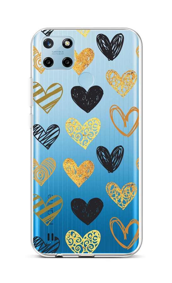 Kryt TopQ Realme C25Y silikon Srdce 70576