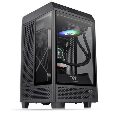 Thermaltake The Tower 100 Mini Case Black Bez Zdroja, CA-1R3-00S1WN-00