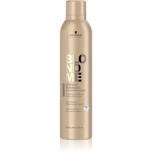 Schwarzkopf Professional Blondme Blonde Wonders pěnový suchý šampon pro blond a melírované vlasy 300 ml