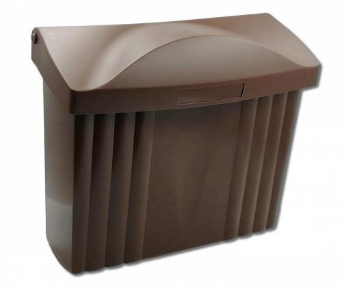 Poštovní schránka plastová 39,5x33x14,5cm hnědá