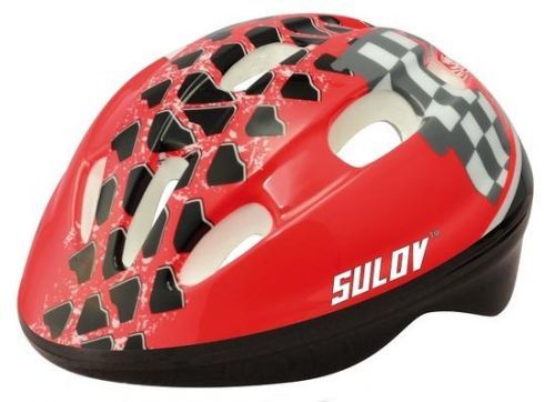 Dětská cyklo helma SULOV JUNIOR, vel. M, červená, 54 - 58