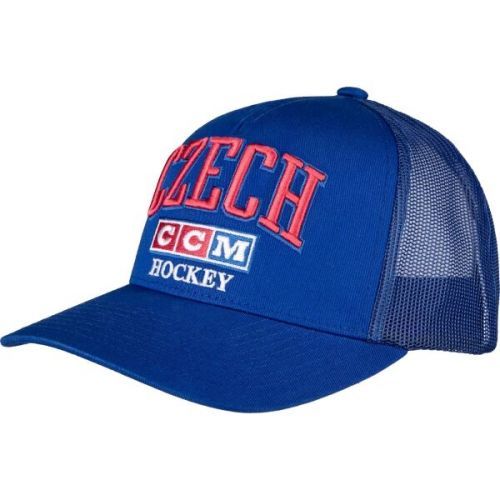 CCM MESHBACK TRUCKER TEAM CZECH Modrá UNI - Pánská kšiltovka