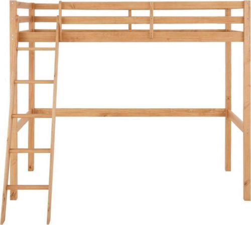 Vyvýšená postel z borovicového dřeva Støraa Alpi2, 90 x 200 cm