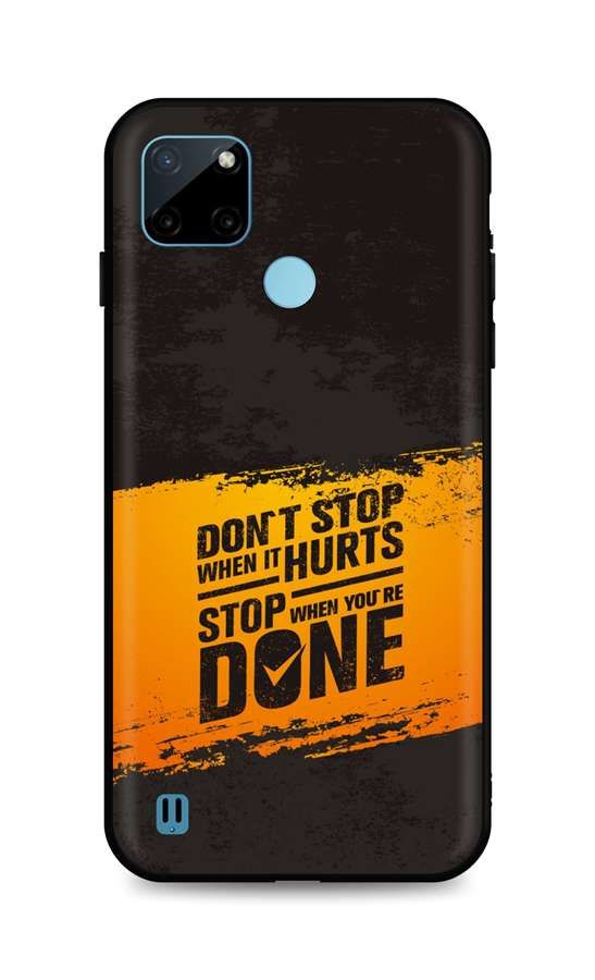 Kryt TopQ Realme C21Y silikon Don't Stop 69726