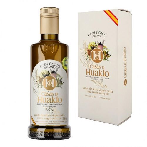 Casas de Hualdo Ecológico 500 ml – BIO prémiový extra panenský olivový olej v dárkové kazetě