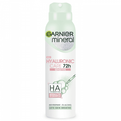Garnier Mineral Hyaluronic Ultra Care deodorant ve spreji 150 ml