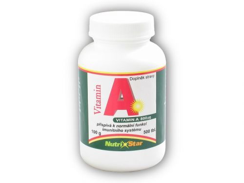 Nutristar Vitamín A 800mcg 500 tablet