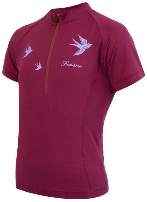 Sensor Coolmax Entry dětský dres kr.rukáv lilla Swallow 120