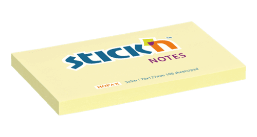 Samolepicí bloček Hopax Stick’n Notes 76 x 127 mm, 100 listů