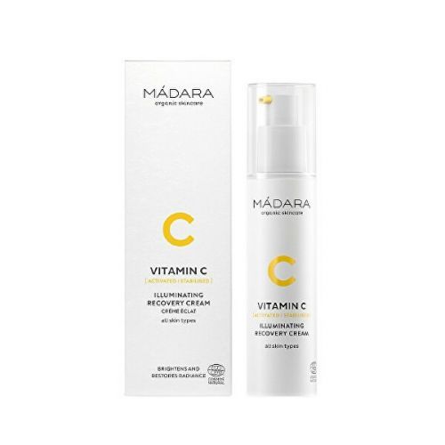 MÁDARA Rozjasňující pleťový krém Vitamin C (Illuminating Recovery Cream) 50 ml