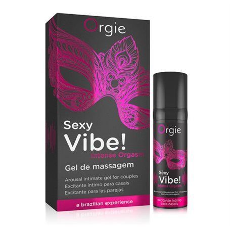 Tekutý vibrátor Orgie Sexy Vibe! INTENSE ORGASM 15 ml Orgie