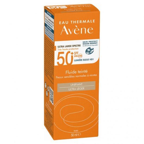 AVÈNE Tónovací fluid SPF 50+ pro citlivou pleť 50 ml