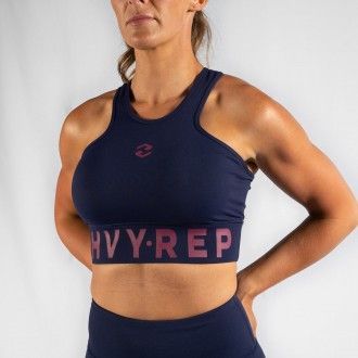 Heavy Rep Podprsenka Heavy Rep Energy High Riser - Navy/Pink HR9