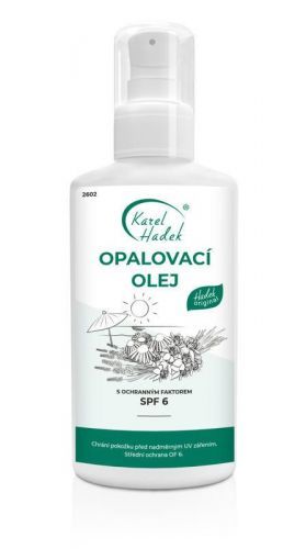 Hadek Opalovací olej SPF 6