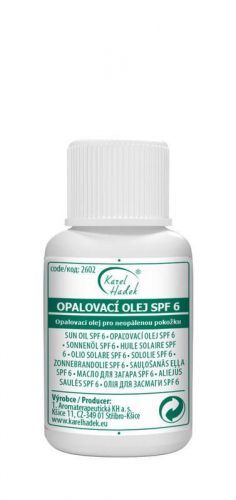 Hadek Opalovací olej SPF 6 velikost: 20 ml