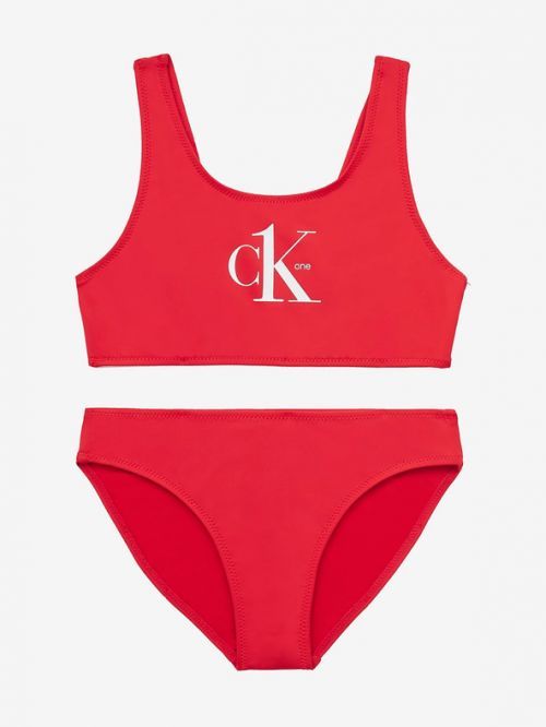 Calvin Klein Plavky dětské Červená