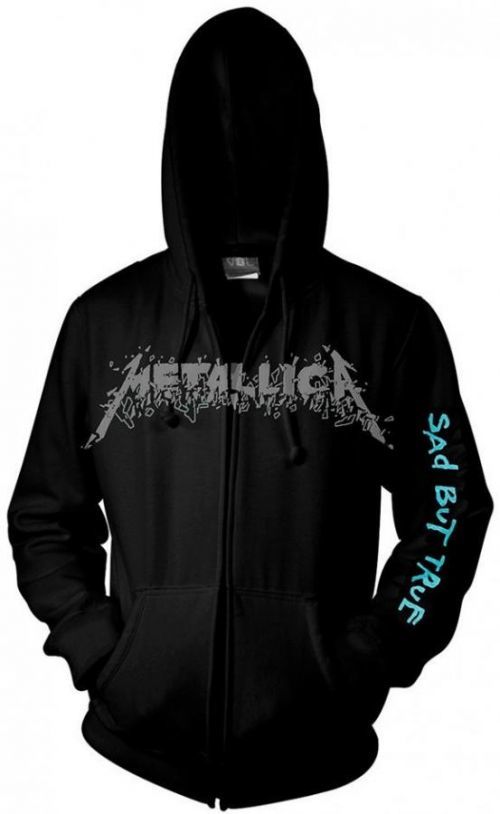 Metallica Sad But True Hooded Sweatshirt Zip S