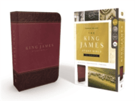 KJV, The King James Study Bible, Imitation Leather, Burgundy, Full-Color Edition (Thomas Nelson)(Leather / fine binding)