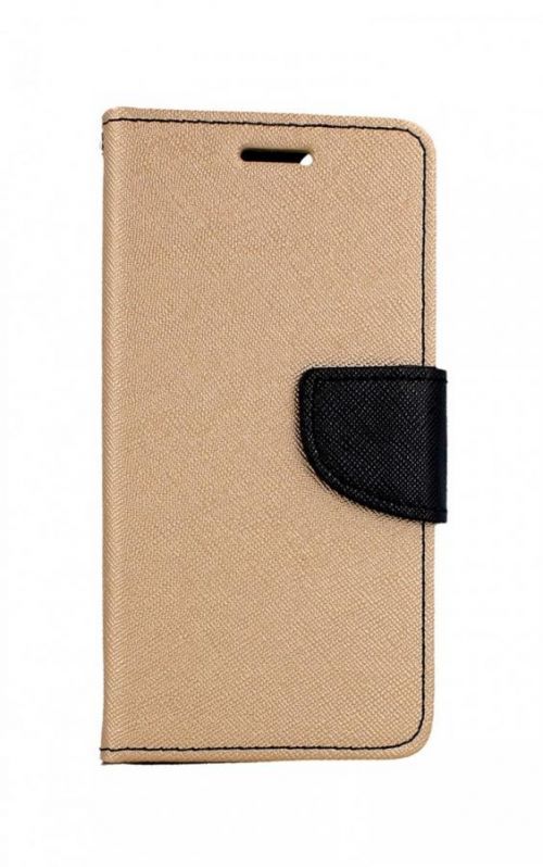 Pouzdro TopQ iPhone SE 2022 knížkové zlaté 71035