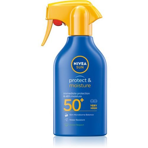 Nivea Sun Protect & Moisture hydratační sprej na opalování SPF 50+ 270 ml