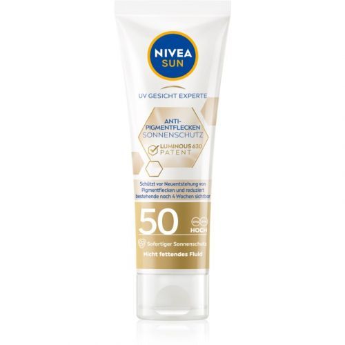 Nivea Sun Luminous 630 pleťový krém na opalování proti pigmentovým skvrnám SPF 50 40 ml