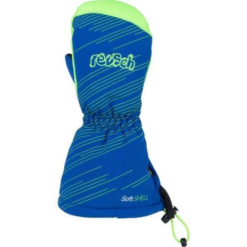 Reusch MAXI R-TEX XT MITTEN Lyžařské rukavice, Modrá,Světle zelená, velikost