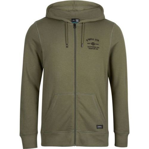 O'Neill STATE FZ HOODIE Pánská mikina, Khaki, velikost XXL