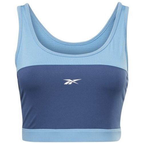 Reebok WOR MESH BRALETTE Dámská braletka, Modrá,Světle modrá,Bílá, velikost