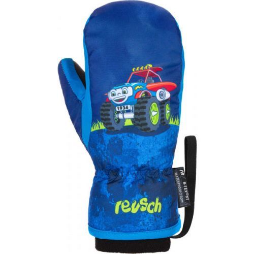 Reusch FRANCI R-TEX XT MITTEN Dětské zimní rukavice, Modrá,Světle zelená,Červená, velikost