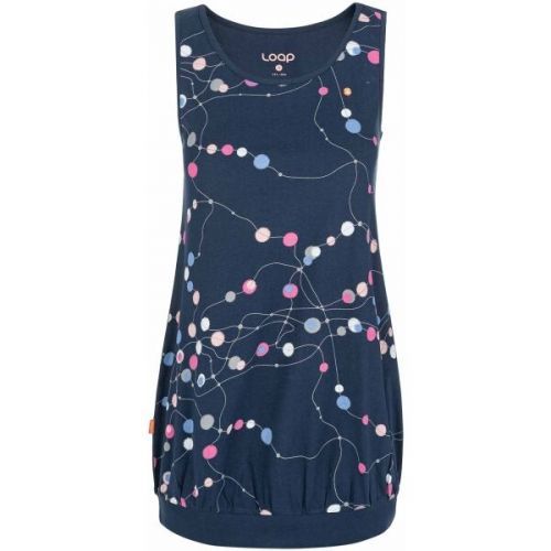 Loap BATLA Dámské tílko, Tmavě modrá,Mix, velikost