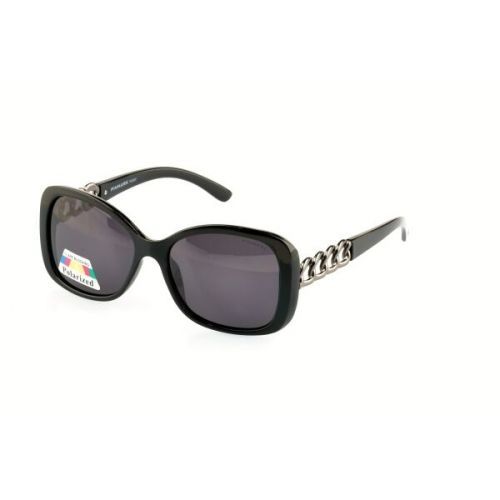 Finmark F2202 Polarizační sluneční brýle, Černá,Stříbrná, velikost