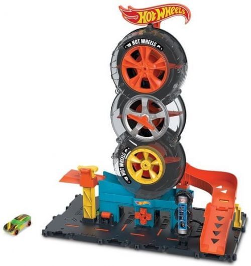 Hot Wheels City Superpneu obchod HDP02