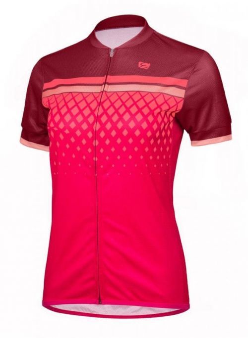 Etape Dámský cyklistický dres Diamond Bordeaux/Růžová růžová S