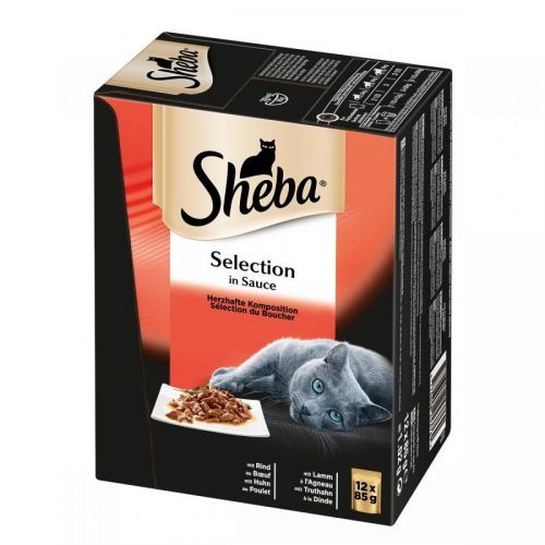 Výhodné balení Multipack Sheba Classic Soup 32 x 40 g - Filety z tuňáka