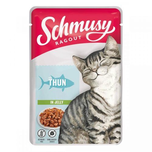 Schmusy Ragout in Jelly 22 x 100 g - krůtí