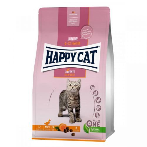 Happy Cat Young Junior kachní - 1,3 kg