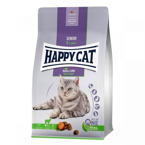 Happy Cat Senior jehněčí - 4 kg