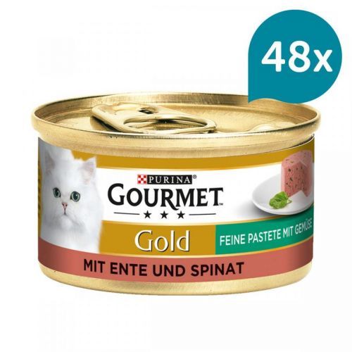 44 + 4 zdarma! 48 x 85 g Gourmet Gold  - vybrané plátky s krůtou