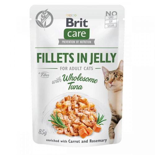 Kap.Brit Care Cat Fillets in Jelly with Wholesome Tuna 85 g