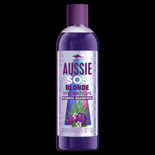 Aussie Hydratační veganský fialový šampon pro blond vlasy SOS 290 ml