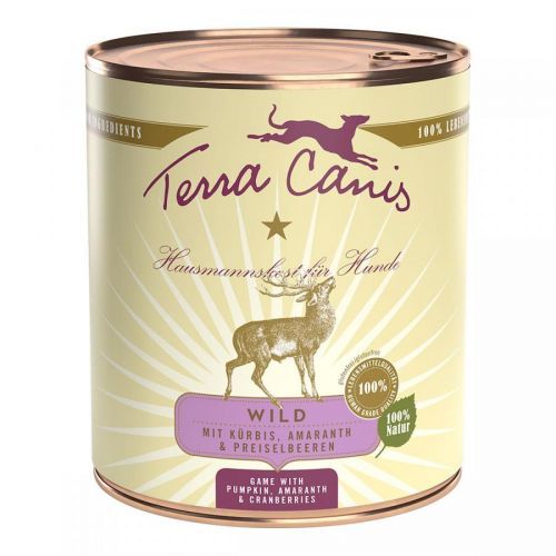 Terra Canis se zvěřinou, dýní, amarantem a brusinkami 6 × 800 g