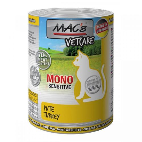 MAC's Cat Mono Sensitive krůta 6 × 400 g