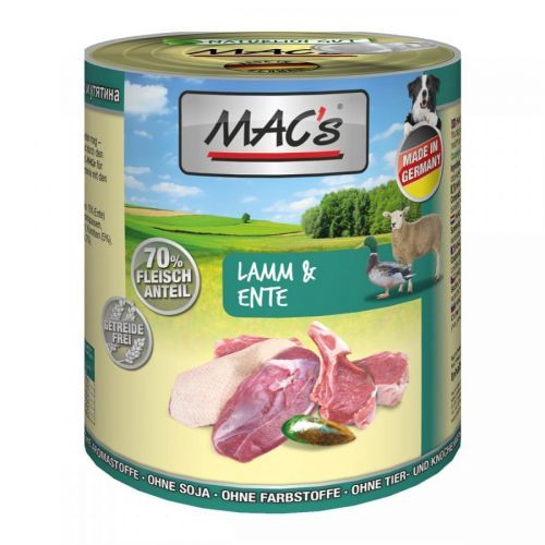 MAC's Dog s jehněčím a kachním masem 12 × 800 g