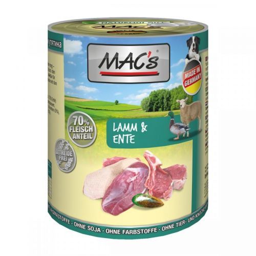 MAC's Dog jehněčí a kachna 6 × 400 g